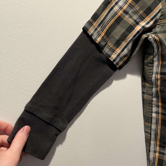 Tony Hawk Long Sleeve Flannel Size 7 - Picture 5 of 5